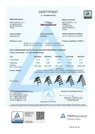 certyfikat Aluminiumleiter Bayersystem BS-DDA5